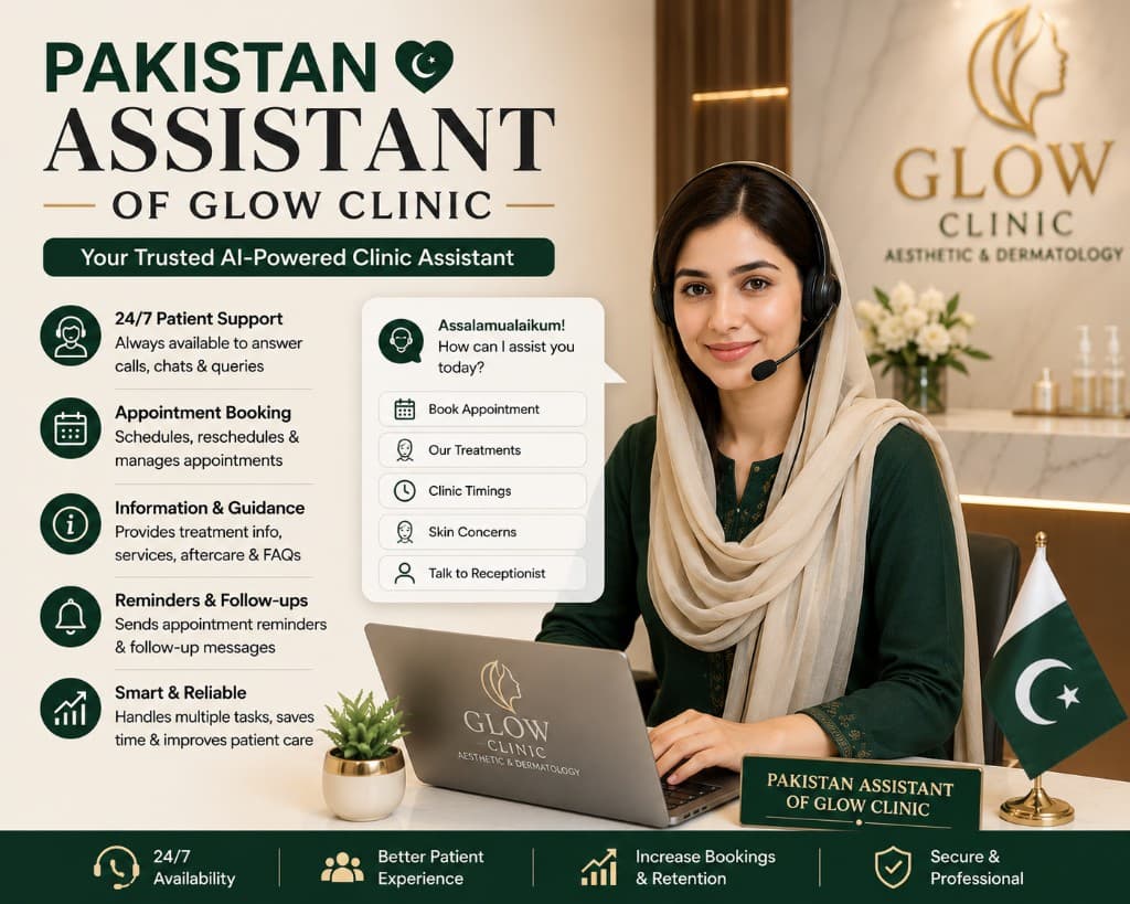 Female assistant — Glow clinic