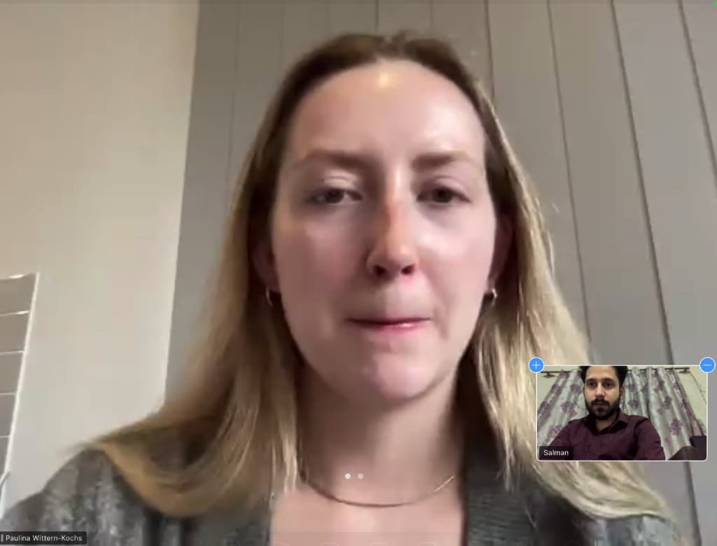 Client feedback call with Paulina Wittern-Kochs and Salman